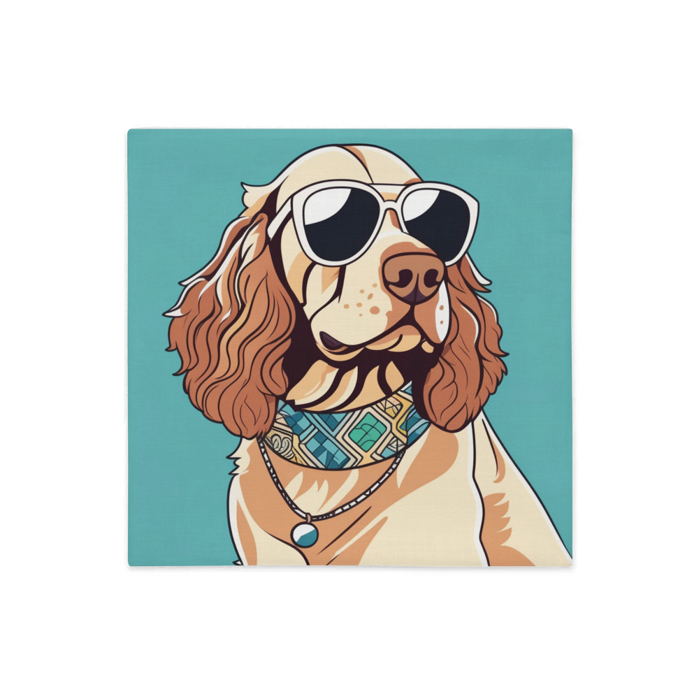 PugMug Custom Cocker Spaniel Premium Pillow Case