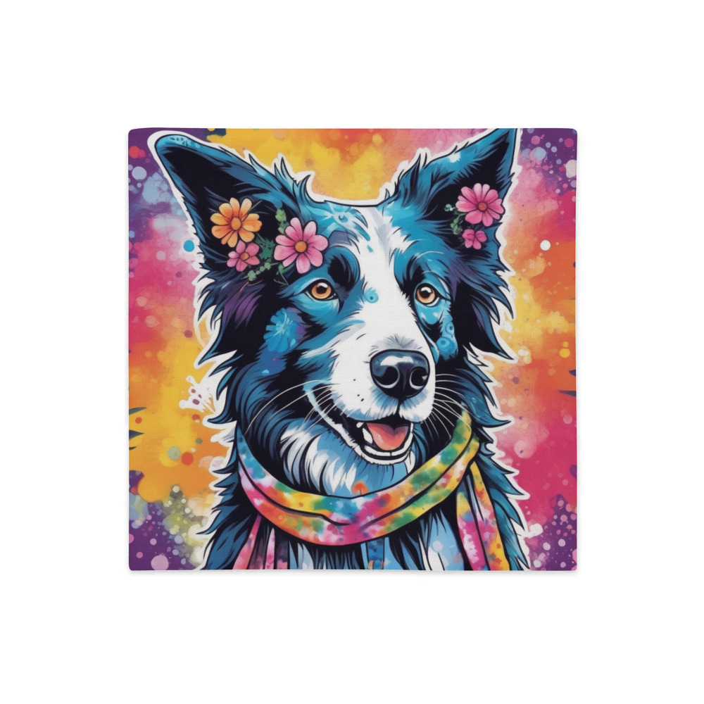 PugMug Custom Border Collie Premium Pillow Case