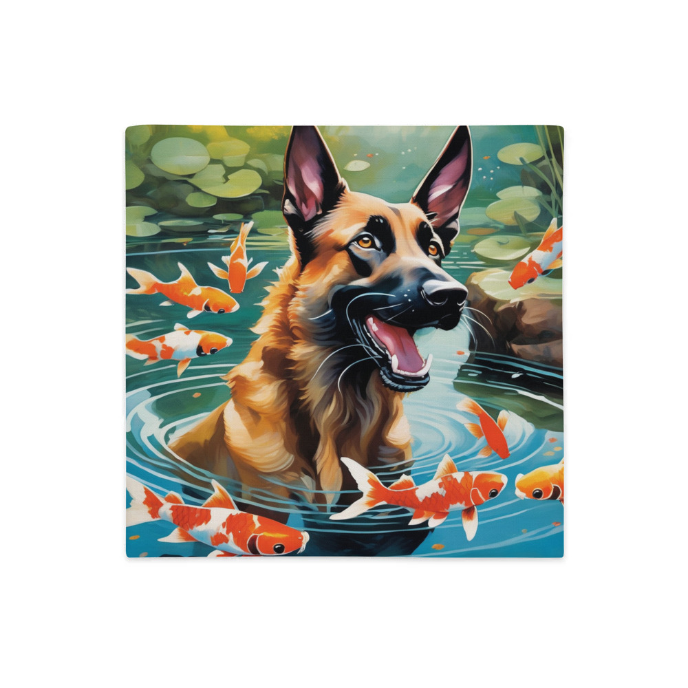 PugMug Custom Belgian Malinois Premium Pillow Case