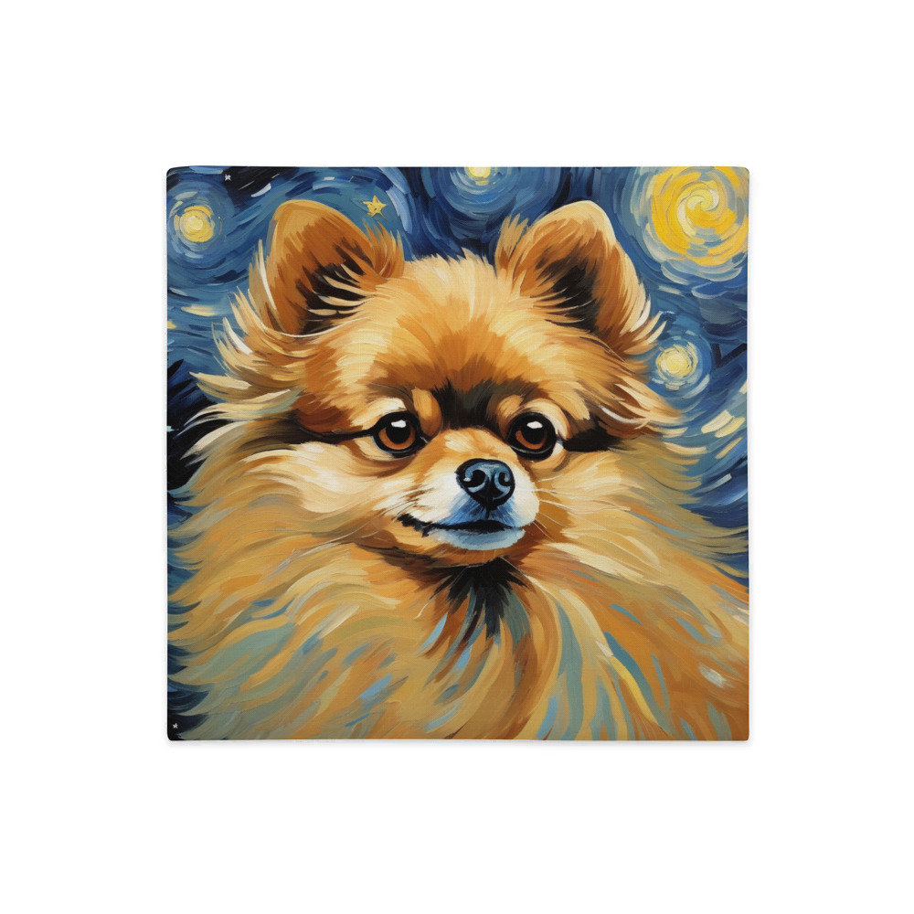 PugMug Custom Tan Pomeranian Premium Pillow Case