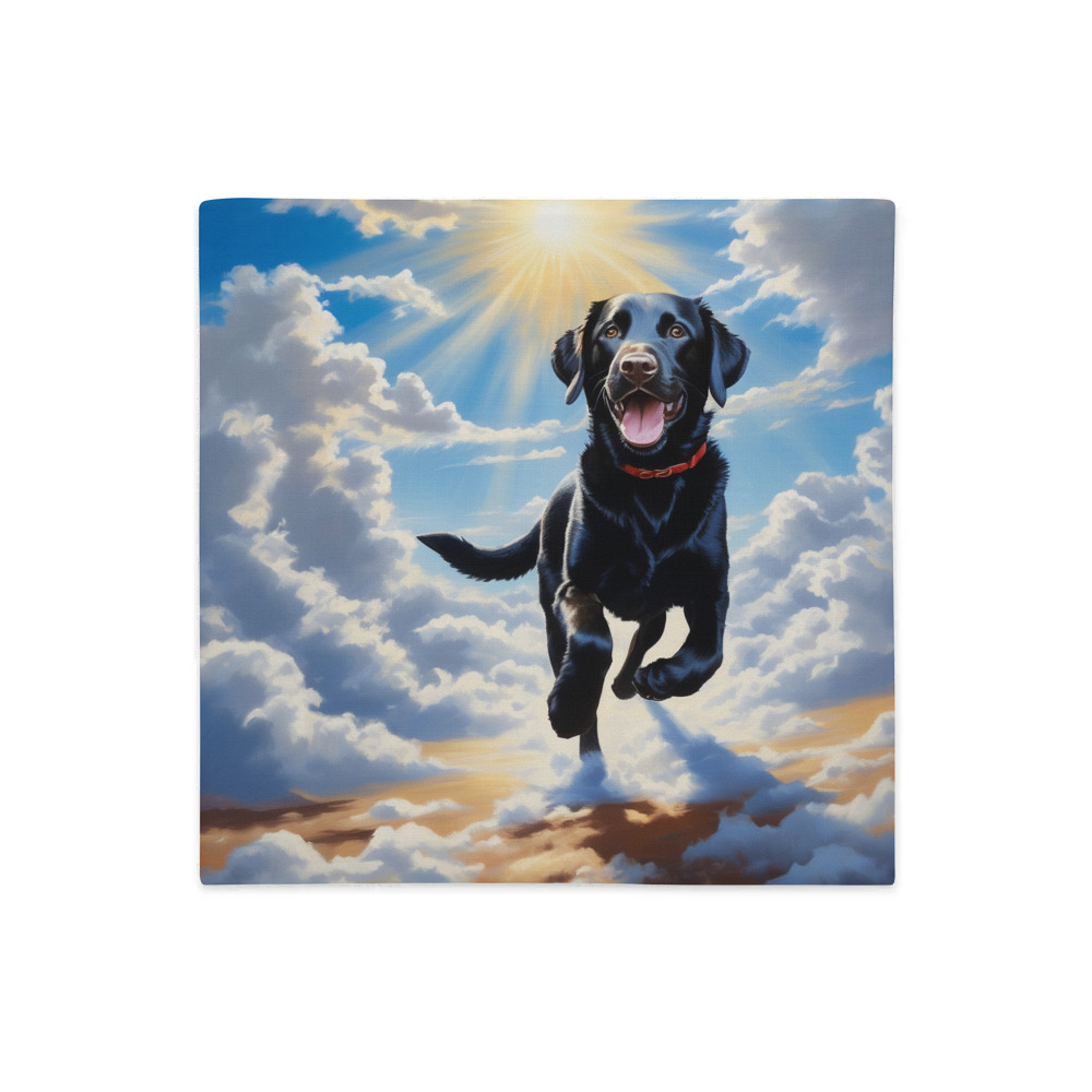 PugMug Custom Black Labrador Retriever Premium Pillow Case