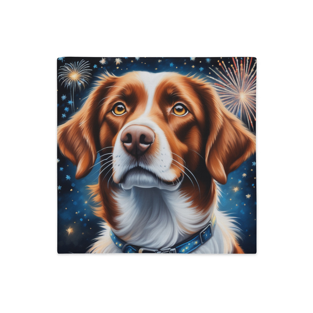 PugMug Custom Brittany Dog Premium Pillow Case