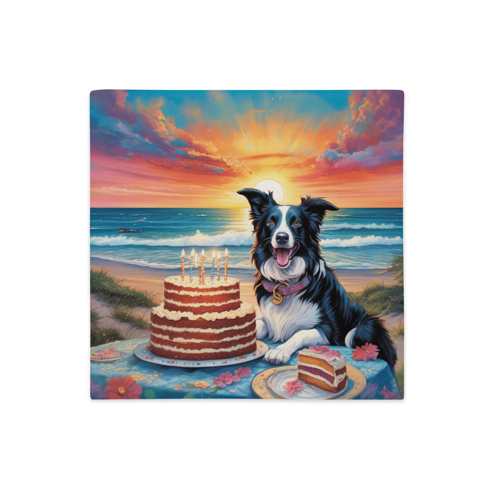 PugMug Custom Border Collie Premium Pillow Case