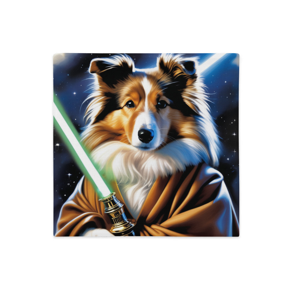 PugMug Custom Shetland Sheepdog Premium Pillow Case