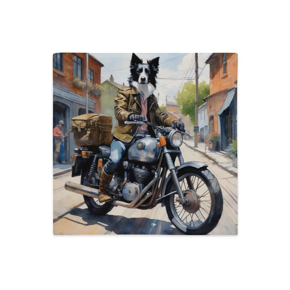 PugMug Custom Border Collie Premium Pillow Case