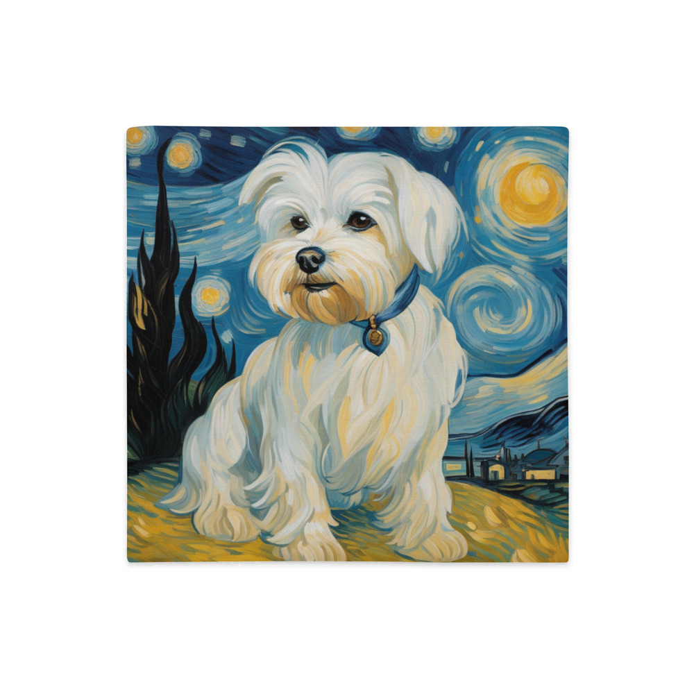 PugMug Custom Maltese Dog Premium Pillow Case