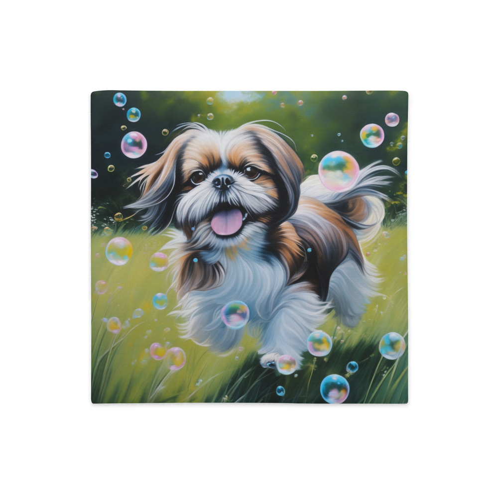 PugMug Custom Shih Tzu Premium Pillow Case