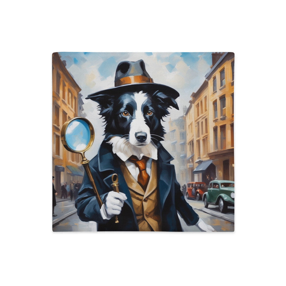 PugMug Custom Border Collie Premium Pillow Case