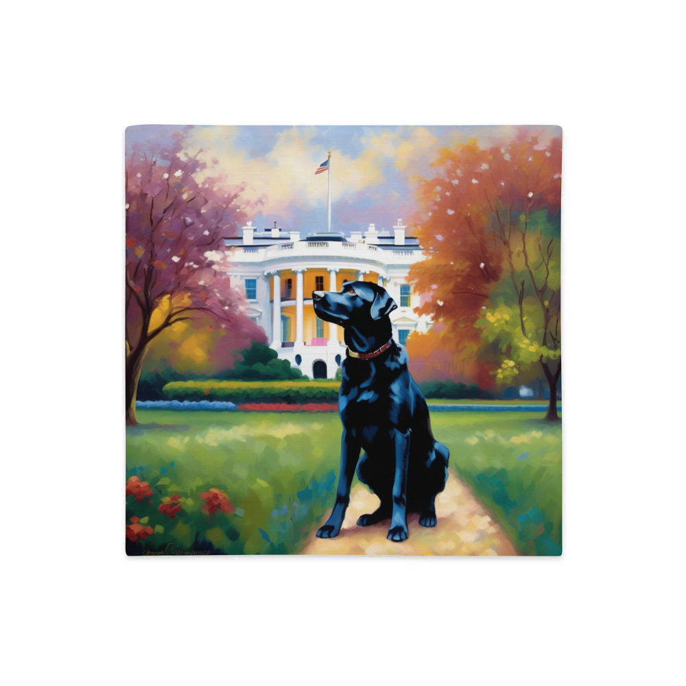 PugMug Custom Black Labrador Retriever Premium Pillow Case