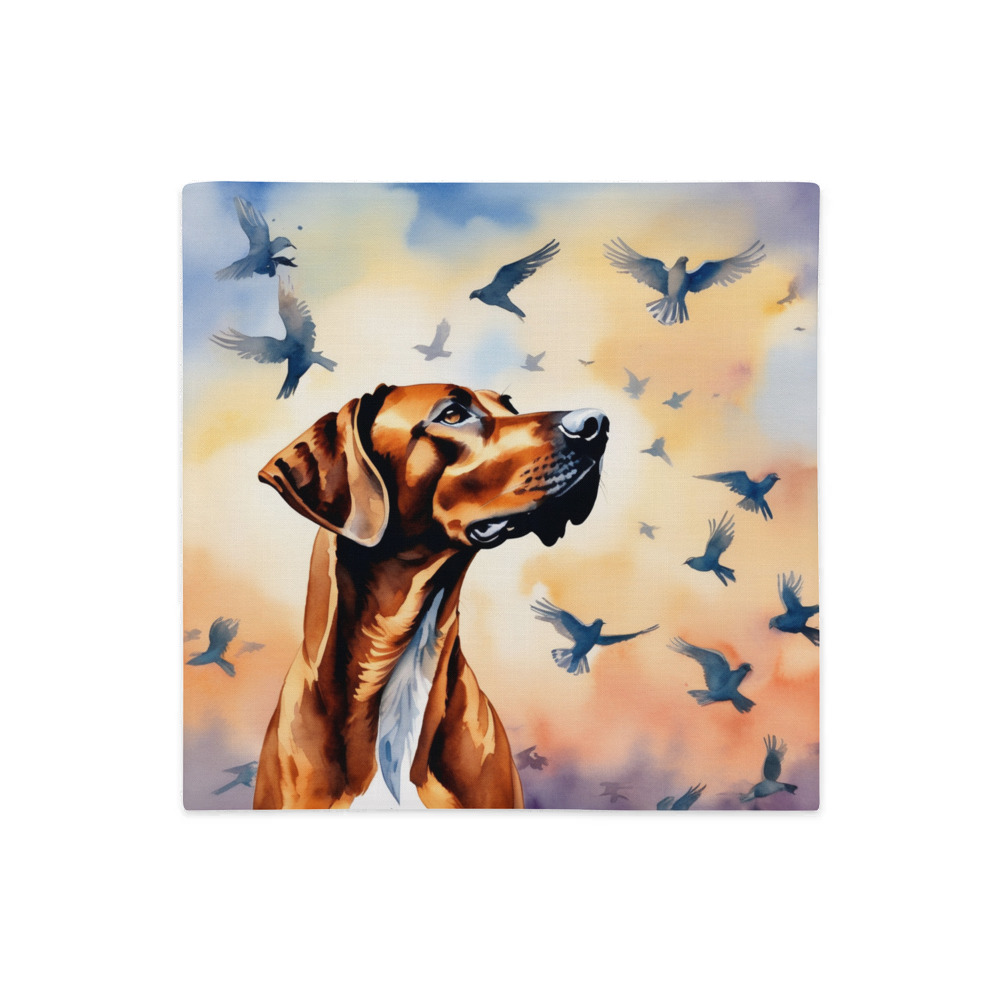 PugMug Custom Rhodesian Ridgeback Premium Pillow Case