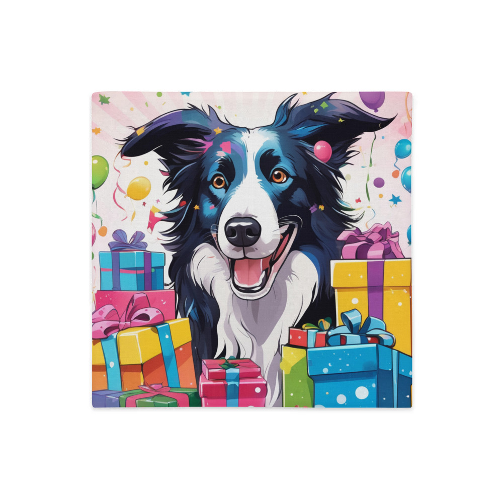 PugMug Custom Border Collie Premium Pillow Case