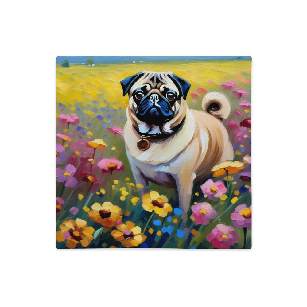 PugMug Custom Pug Premium Pillow Case