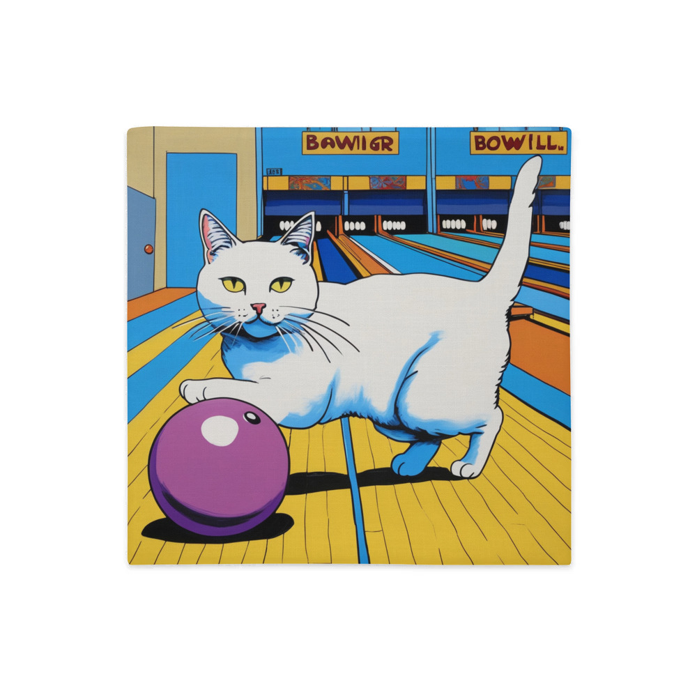 PugMug Custom White Companion Cat Premium Pillow Case