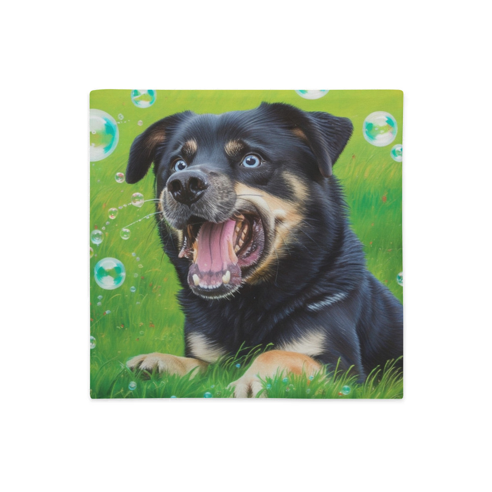 PugMug Custom Blue Premium Pillow Case