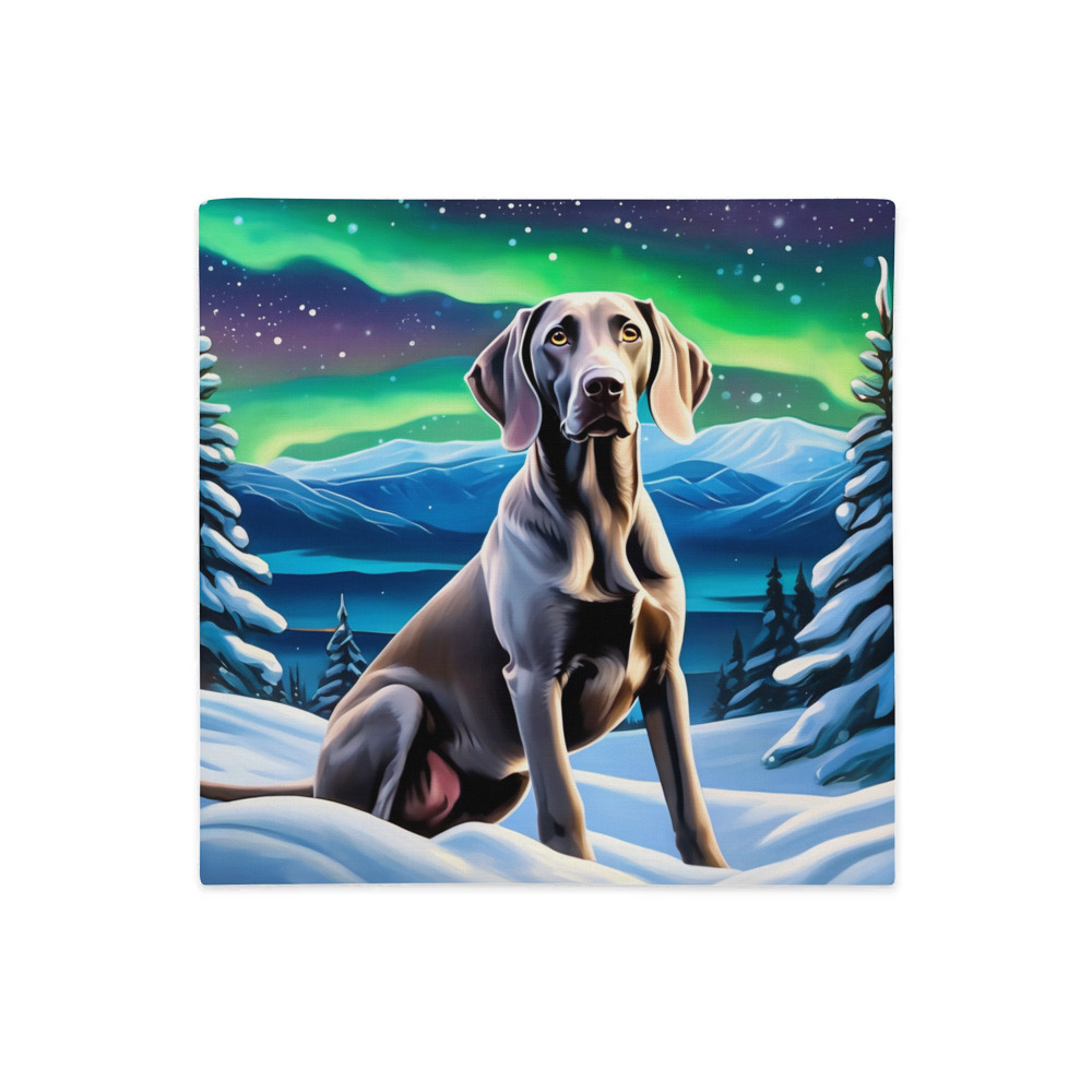 PugMug Custom Weimaraner Premium Pillow Case