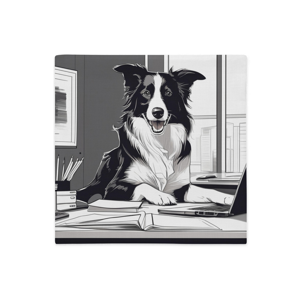 PugMug Custom Border Collie Premium Pillow Case