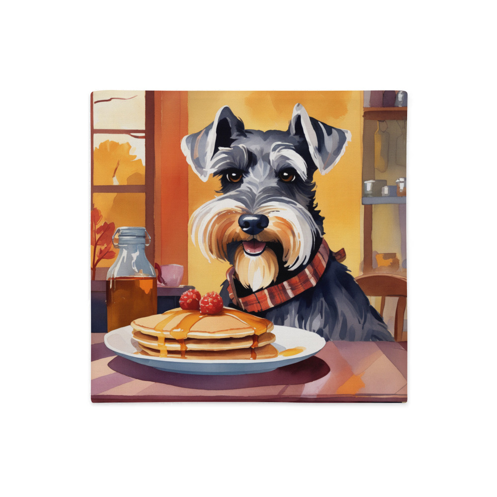 PugMug Custom Miniature Schnauzer Premium Pillow Case