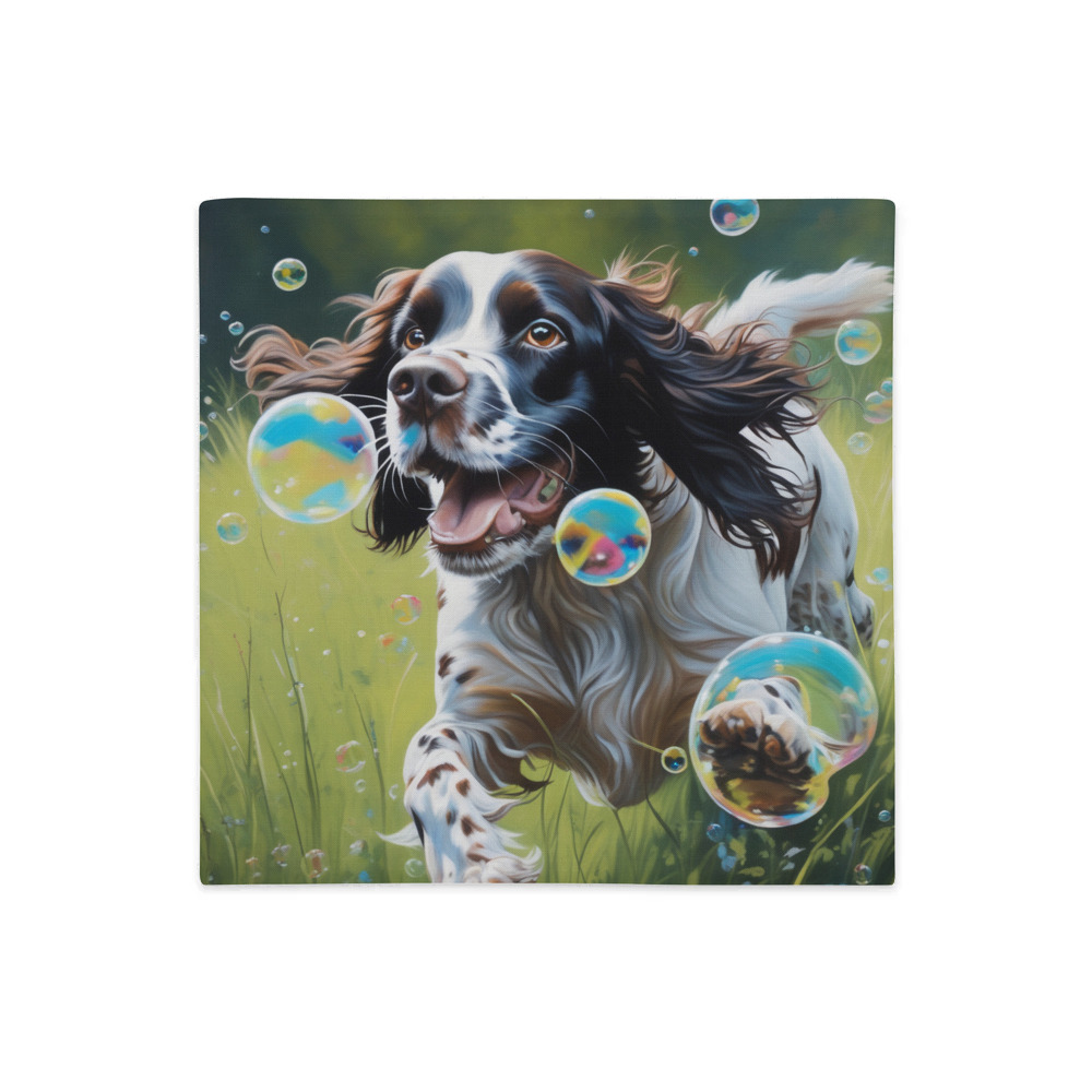 PugMug Custom English Springer Spaniel Premium Pillow Case