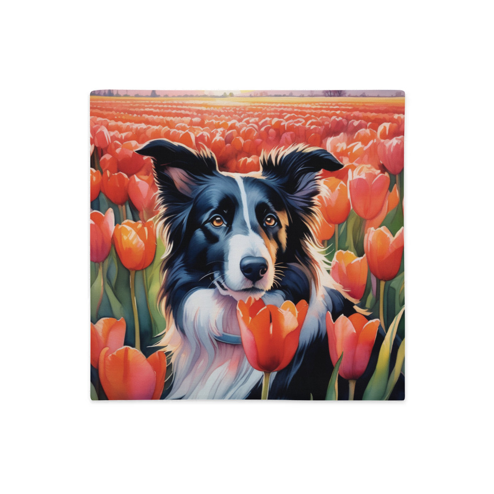 PugMug Custom Border Collie Premium Pillow Case