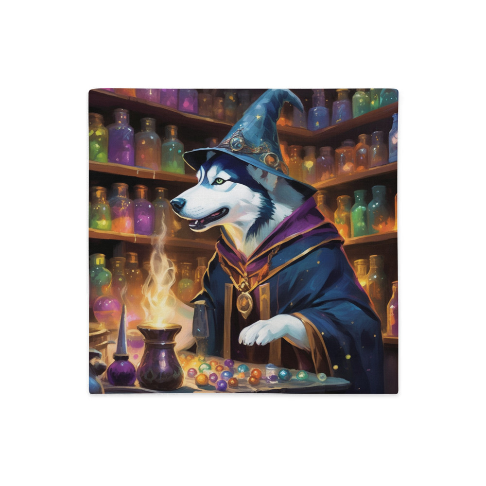 PugMug Custom Siberian Husky Premium Pillow Case