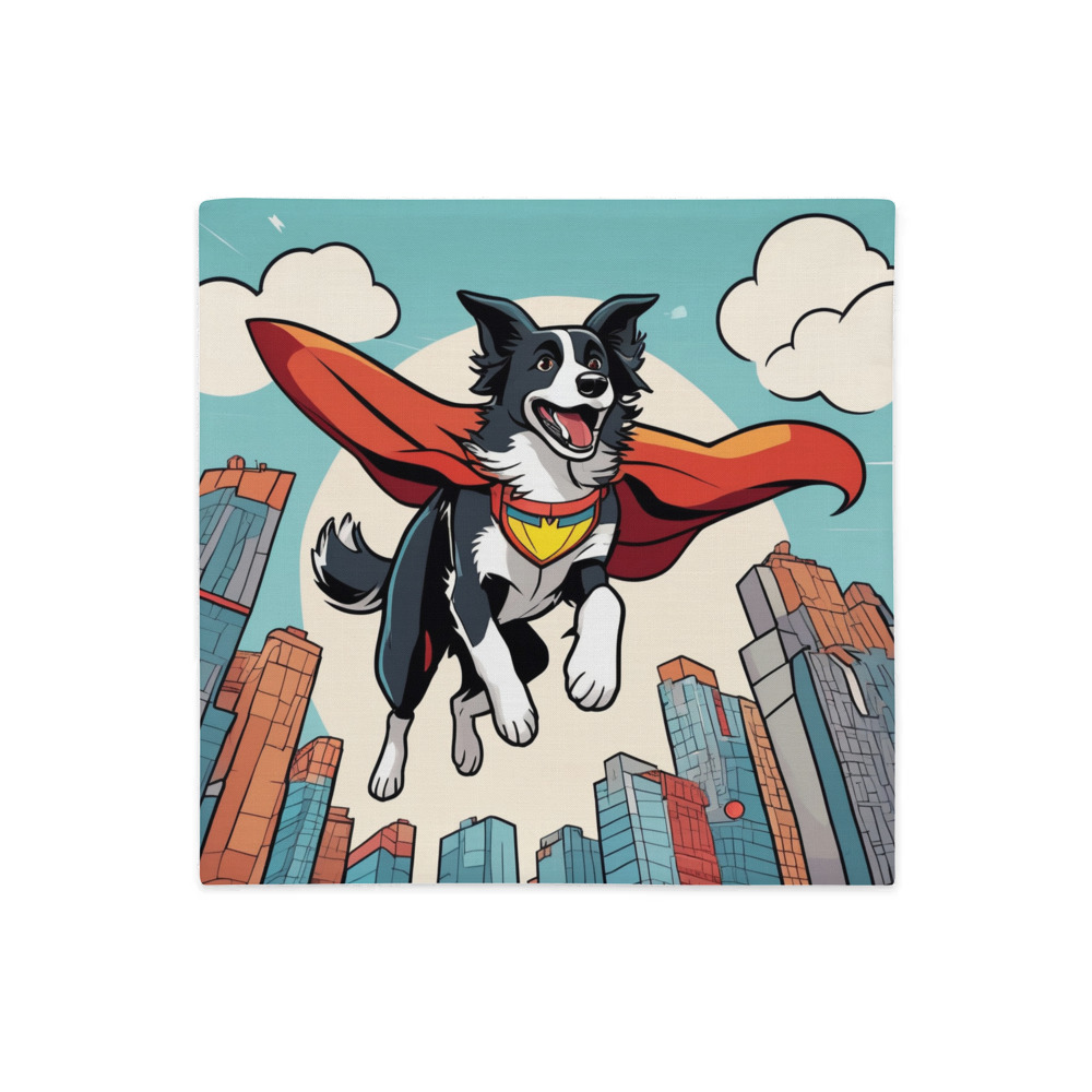PugMug Custom Border Collie Premium Pillow Case