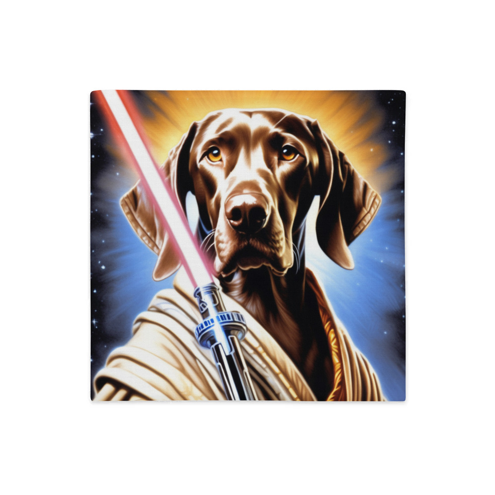 PugMug Custom Weimaraner Premium Pillow Case