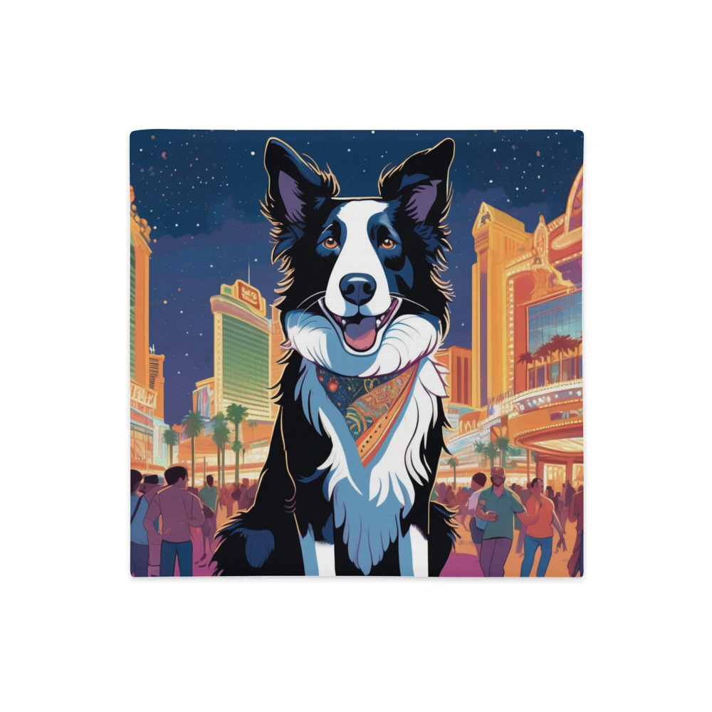 PugMug Custom Border Collie Premium Pillow Case