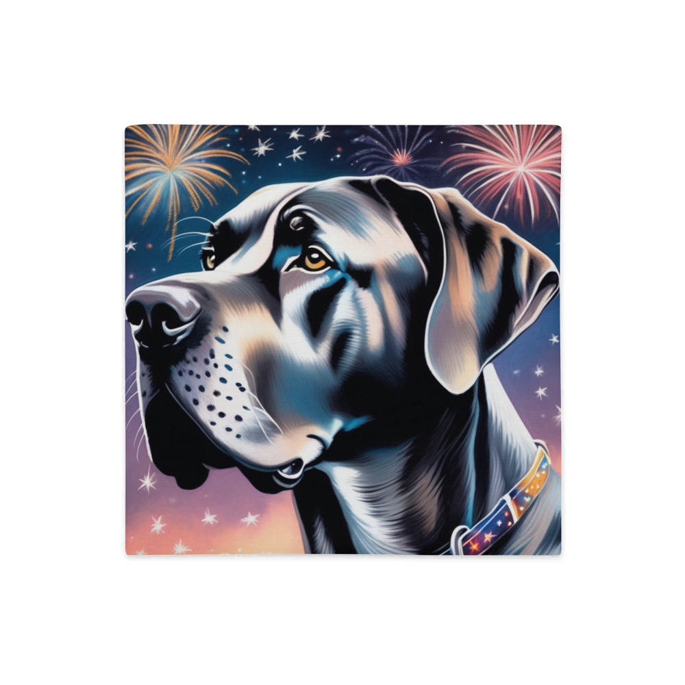 PugMug Custom Great Dane Premium Pillow Case