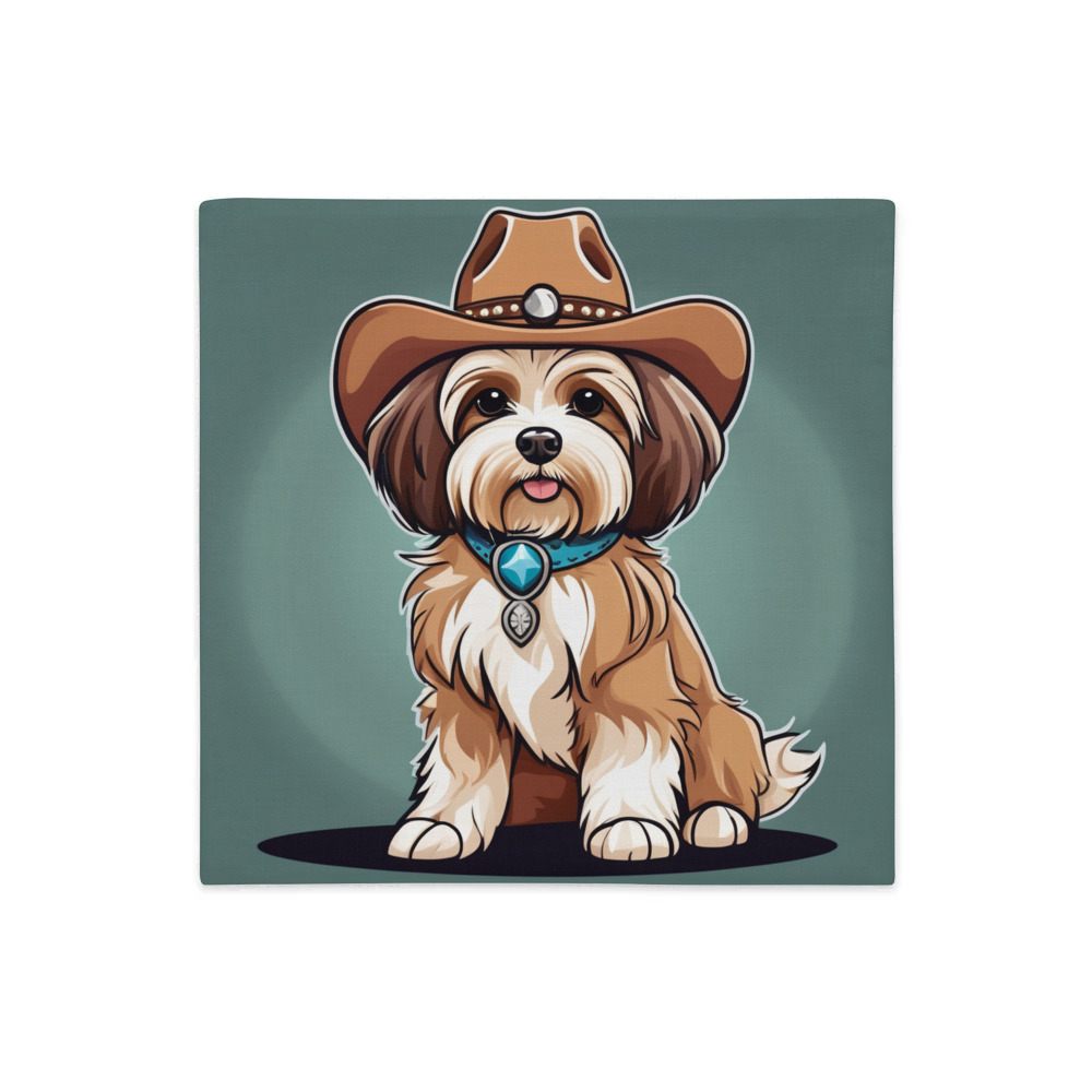 PugMug Custom Tan Havanese Dog Premium Pillow Case