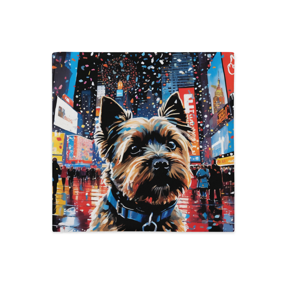 PugMug Custom Cairn Terrier Premium Pillow Case