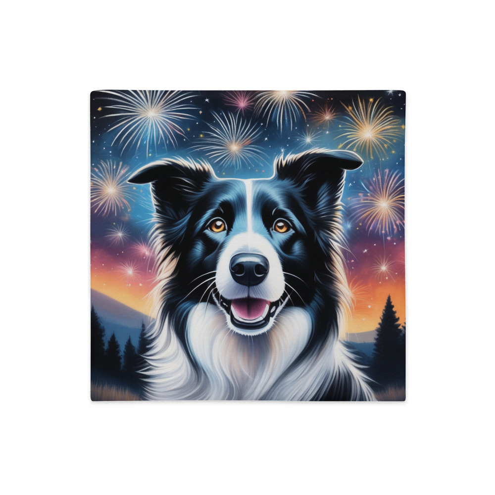 PugMug Custom Border Collie Premium Pillow Case