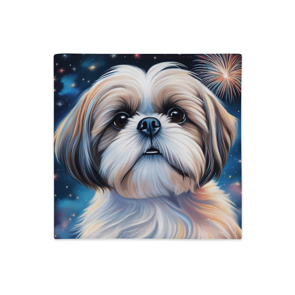 PugMug Custom Shih Tzu Premium Pillow Case