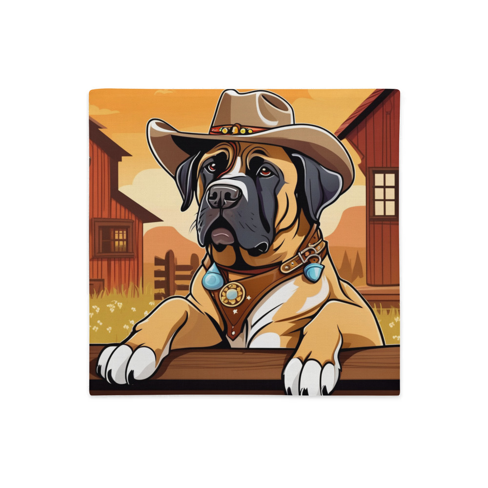 PugMug Custom Mastiff Premium Pillow Case