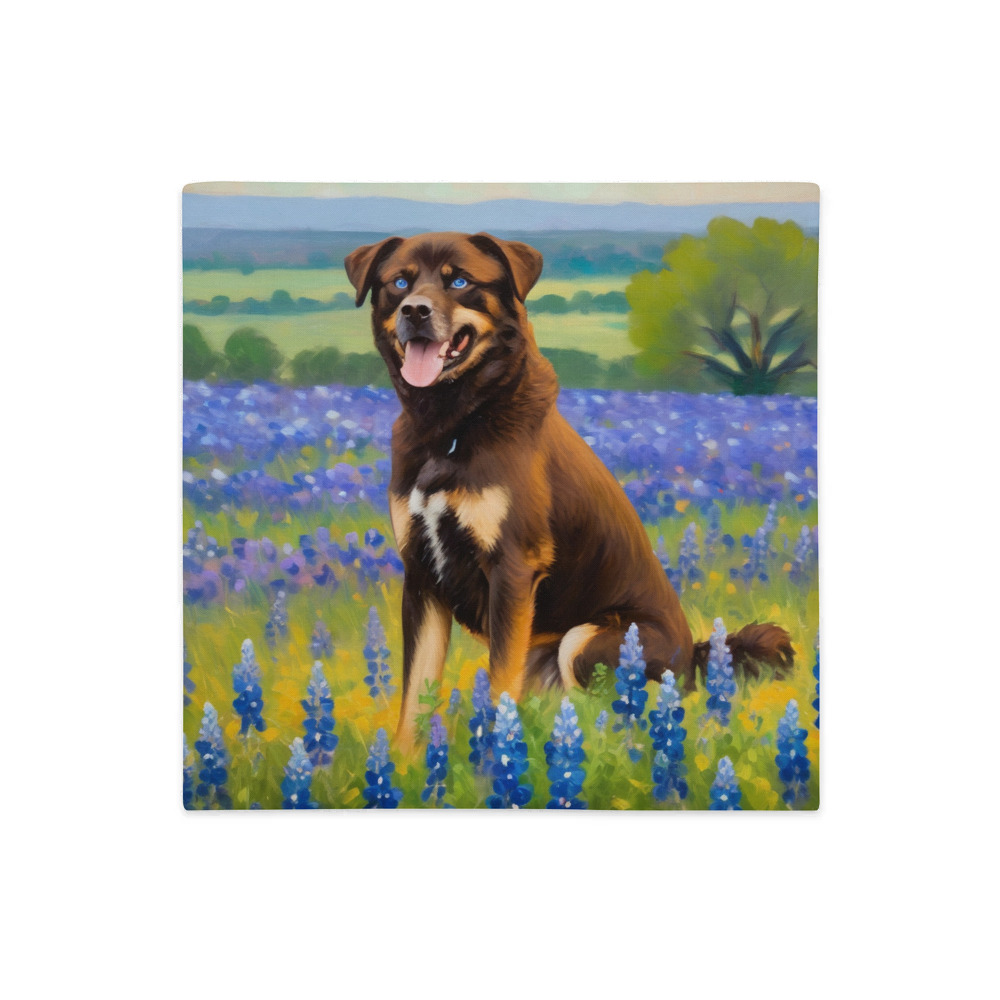 PugMug Custom Blue Premium Pillow Case