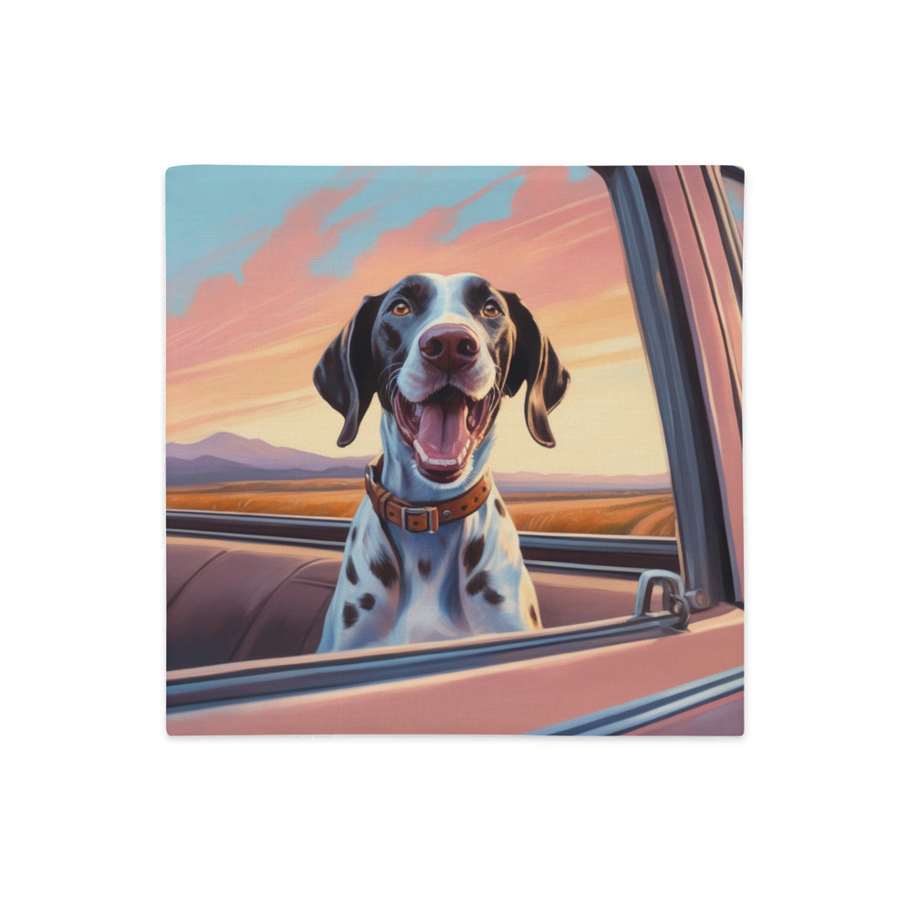PugMug Custom Pointer Dog Premium Pillow Case