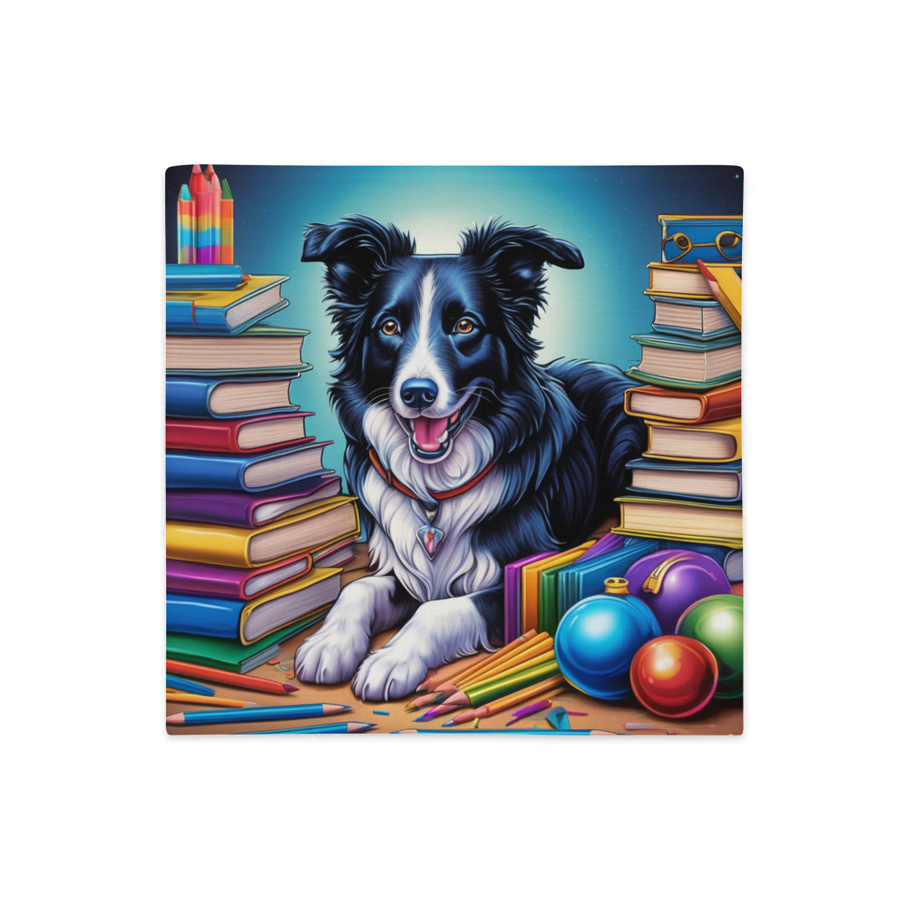 PugMug Custom Border Collie Premium Pillow Case