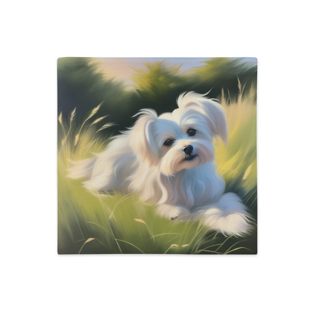 PugMug Custom Maltese Dog Premium Pillow Case
