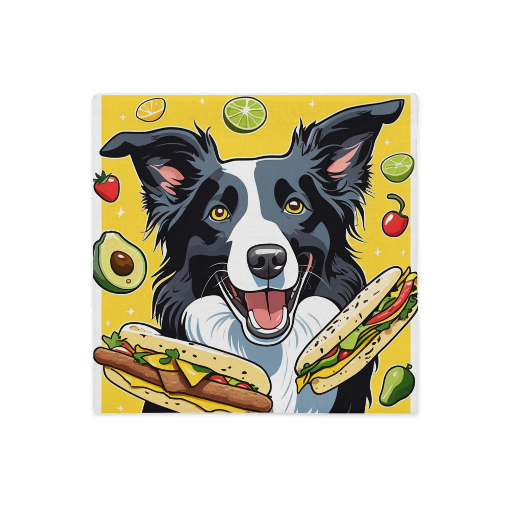 PugMug Custom Border Collie Premium Pillow Case