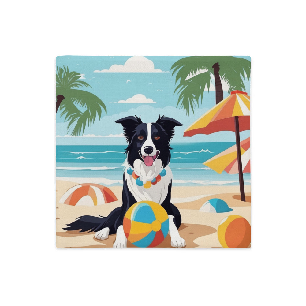 PugMug Custom Border Collie Premium Pillow Case