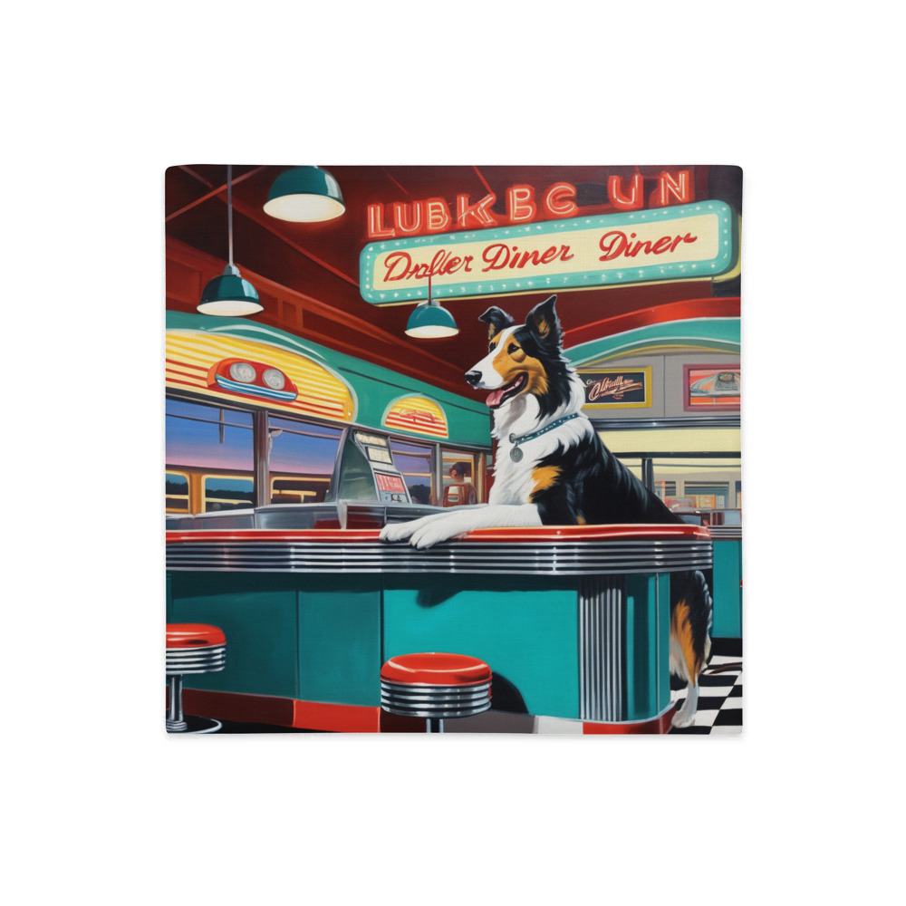 PugMug Custom Collie Premium Pillow Case