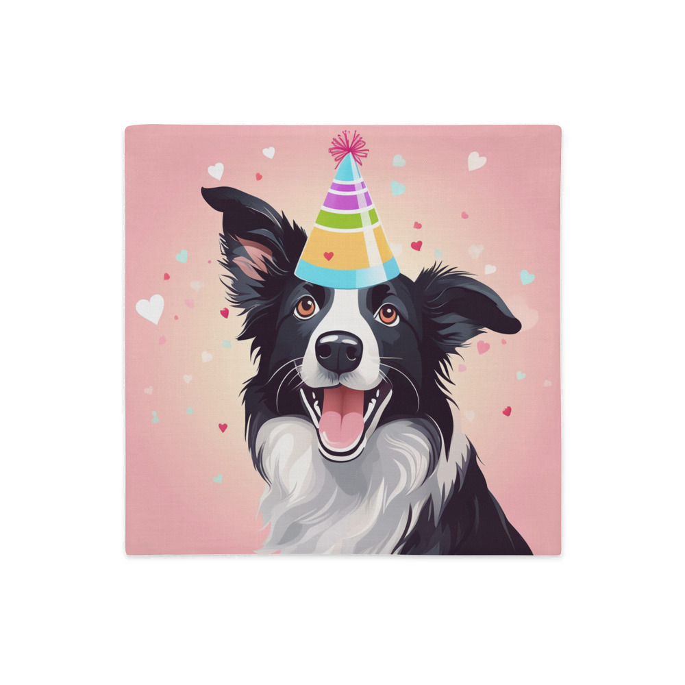 PugMug Custom Border Collie Premium Pillow Case