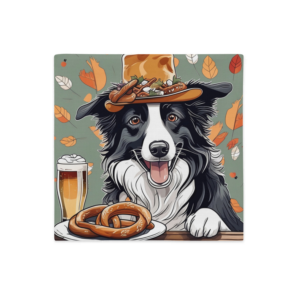 PugMug Custom Border Collie Premium Pillow Case