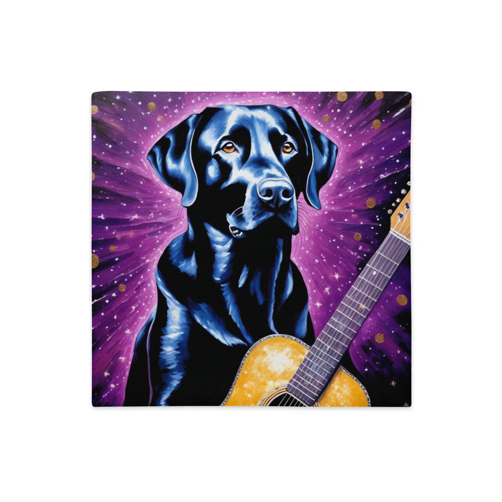 PugMug Custom Black Labrador Retriever Premium Pillow Case