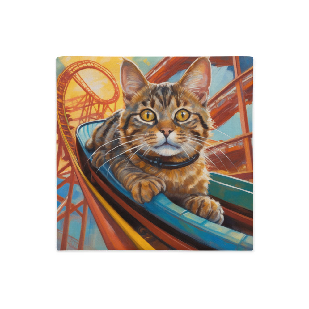 PugMug Custom Tabby Exotic Cat Premium Pillow Case