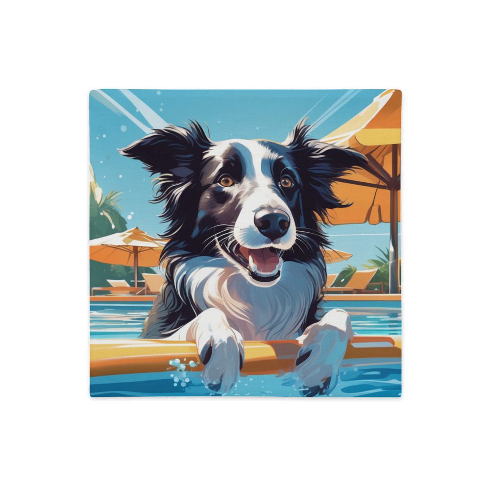 PugMug Custom Border Collie Premium Pillow Case