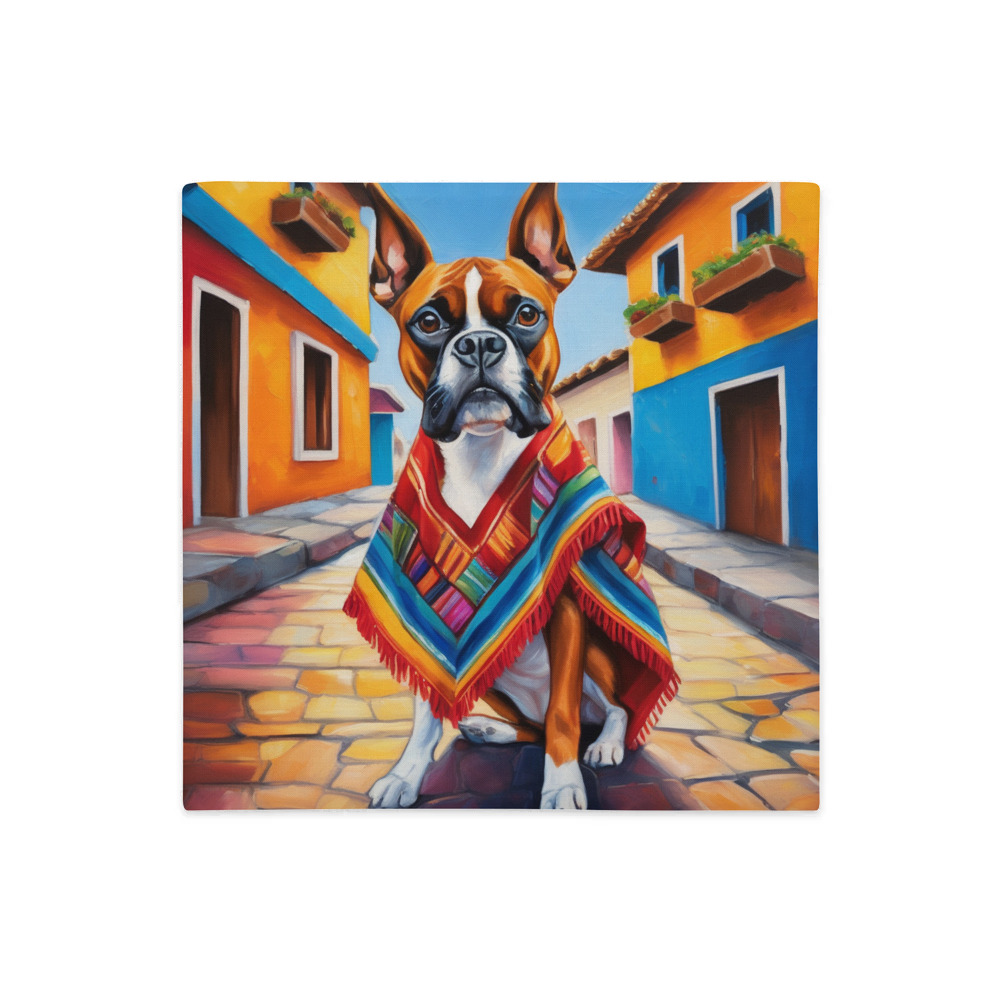 PugMug Custom Boxer Dog Premium Pillow Case