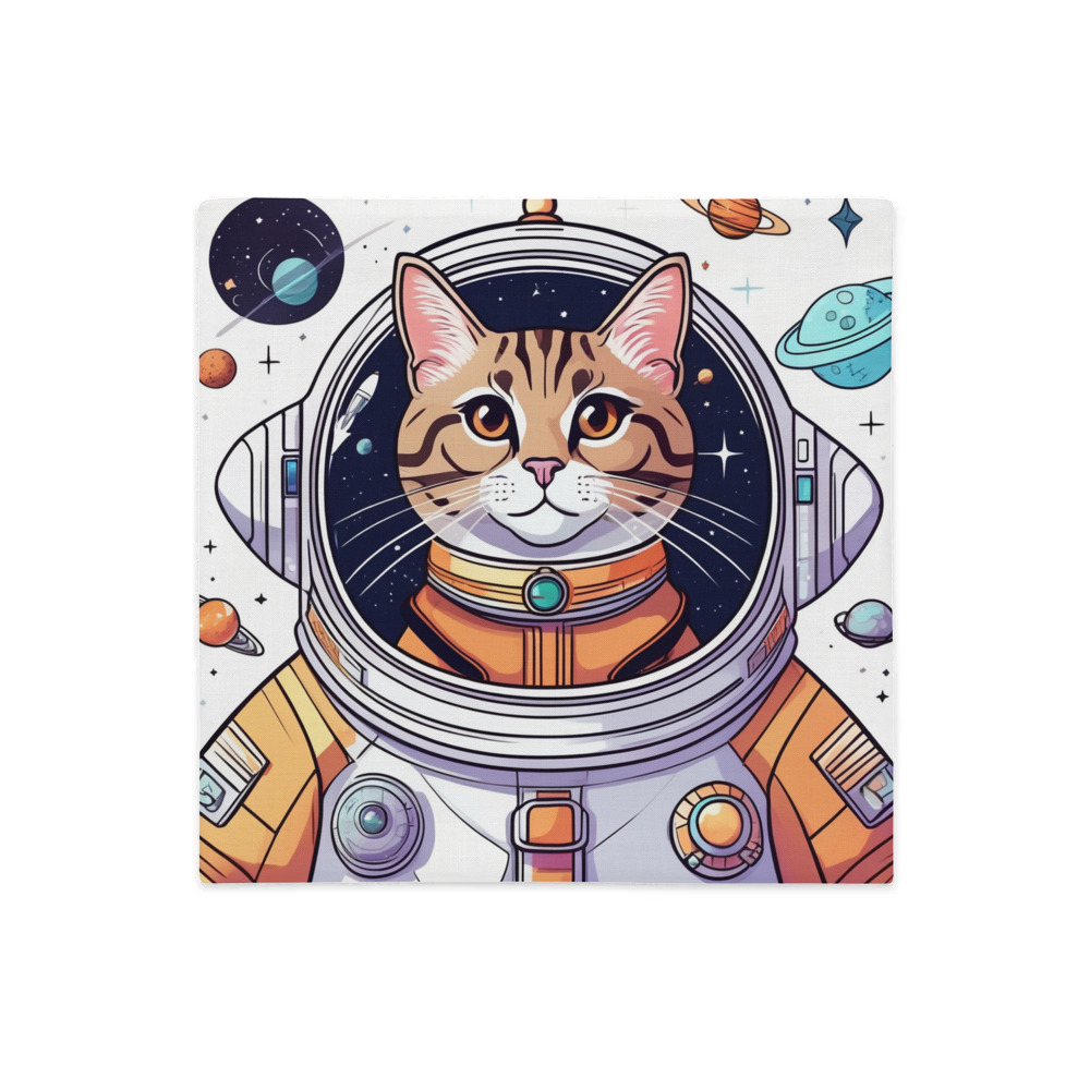 PugMug Custom Tabby Exotic Cat Premium Pillow Case