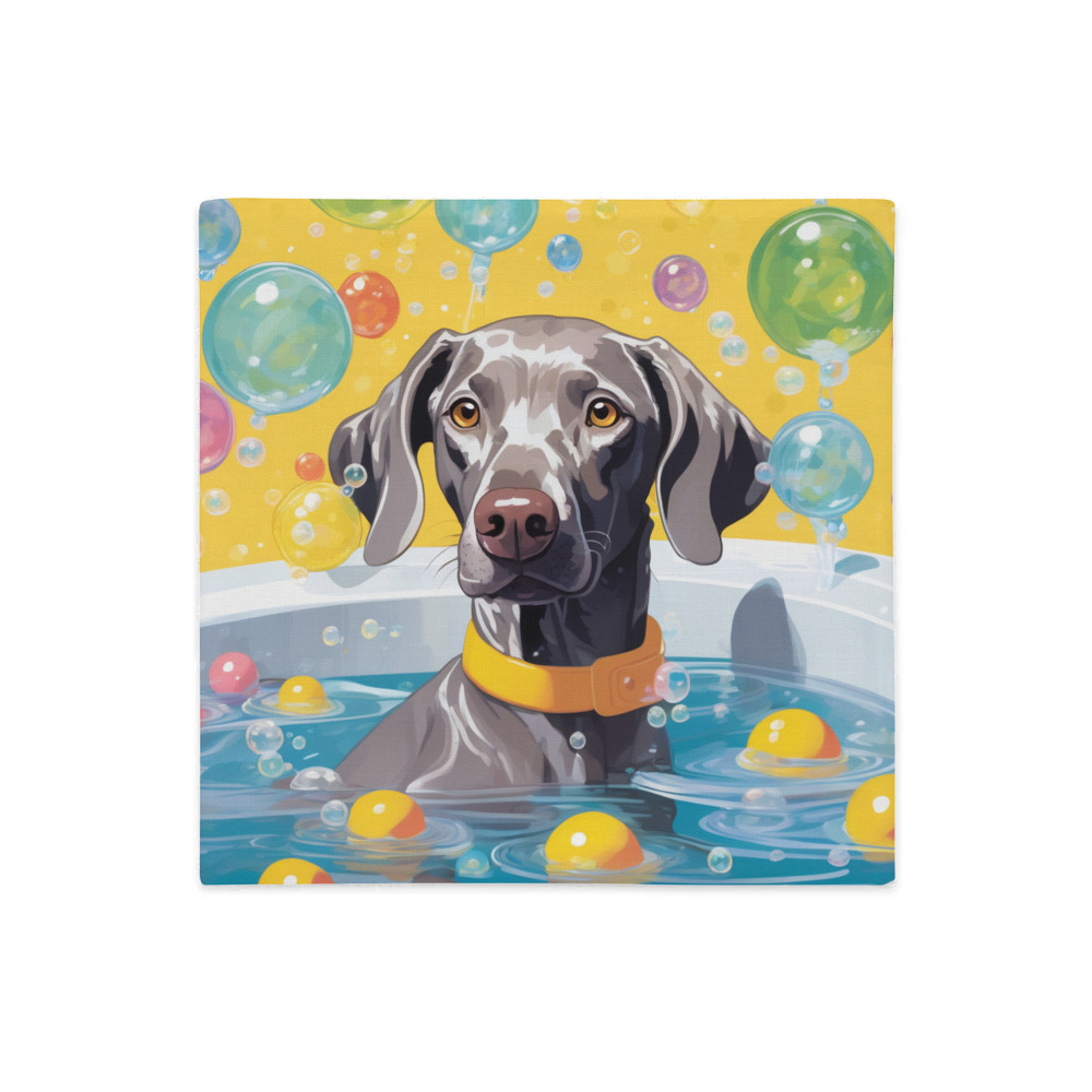 PugMug Custom Weimaraner Premium Pillow Case
