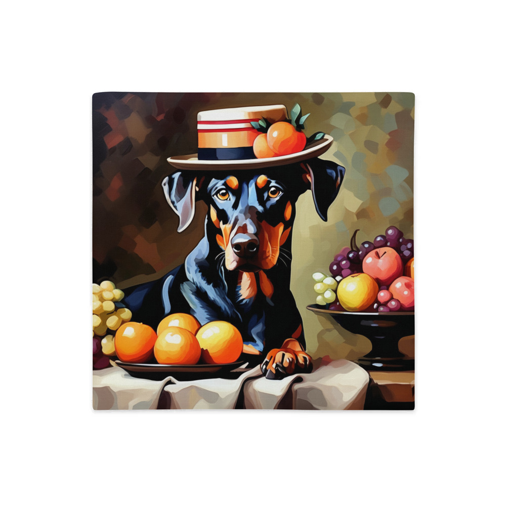 PugMug Custom Doberman Pinscher Premium Pillow Case