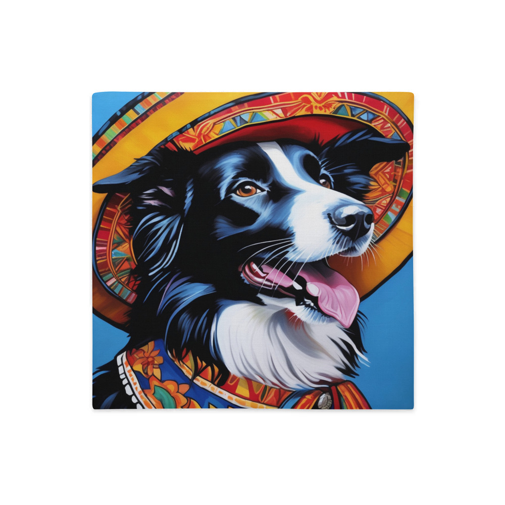 PugMug Custom Border Collie Premium Pillow Case